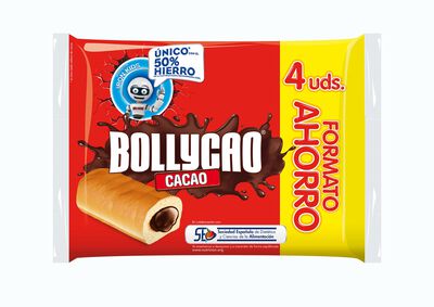 Bollycao 4 uds cacao 180g