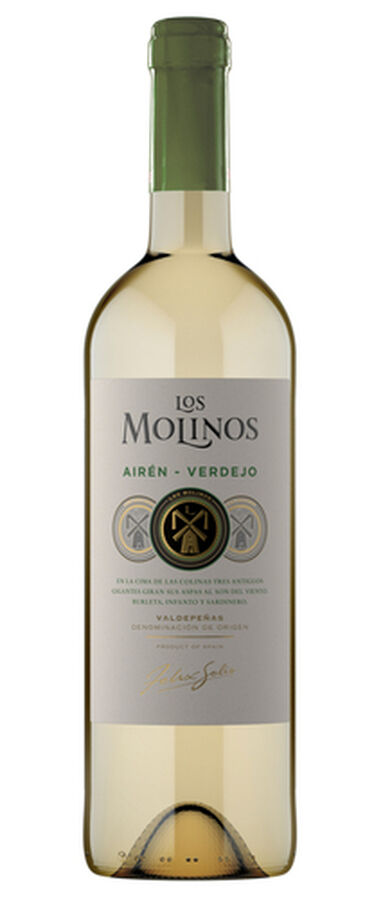 Vino blanco DO Valdepeñas Los Molinos verdejo 750.9 ml