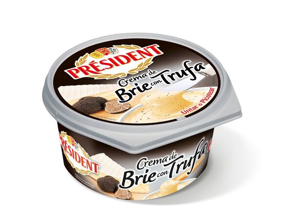 Queso crema brie trufa Président 105g