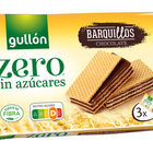 Barquillo relleno crema chocolate s/azúcar Gullón 180g