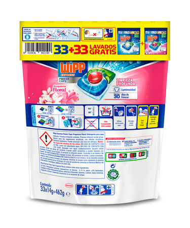 Detergente cápsulas Wipp Express 33 + 33 lavados