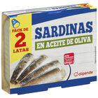 Sardinas en aceite de oliva Alipende 2 unidades 85g