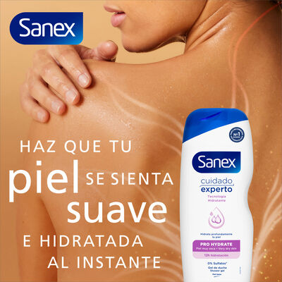 Gel de Ducha Sanex Cuidado Experto Pro Hydrate piel muy seca 600 ml
