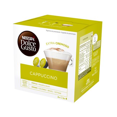 Café capuccino nescafé Dolce Gusto 8 cápsulas