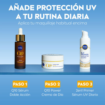 Serum uv diario Nivea 30 ml f50 acido hialuronico y licocalcón A
