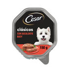 Cl&aacute;sicos comida h&uacute;meda para perro con buey tarrina 150 g
