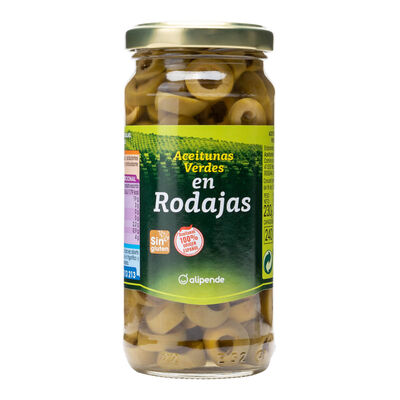 Aceitunas en rodajas Alipende 105g verde
