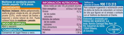 Mejillon Alipende 69g 13/18 escabeche picante