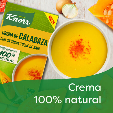 Crema calabaza con un suave toque de nata Knorr 500ml