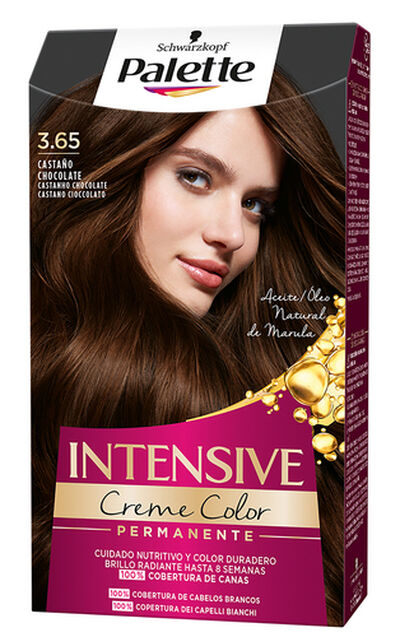 Tinte de cabello Schwarzkopf Palette nº 3.65 castaño chocolate