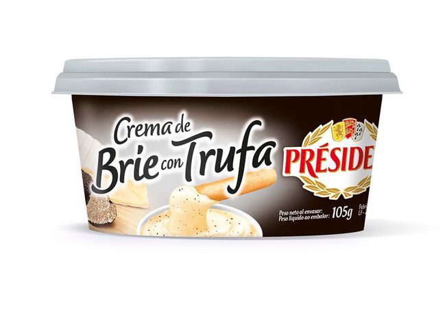 Queso crema brie trufa Président 105g