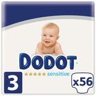 Pañal Dodot sensitive 56 unidades Talla 3