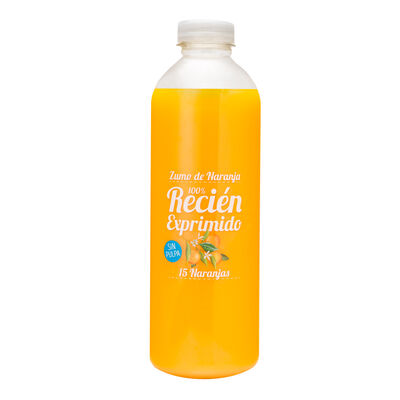 Zumo de naranja con pulpa 100% exprimido La Huerta 1l