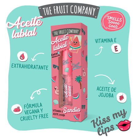 Aceite labial Fruit Company 3,6ml Sandía