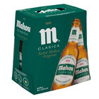 Cerveza rubia Mahou Clásica pack 6 botellas 25cl 
