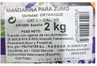 Mandarina o clementina malla 2kg