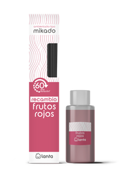 Ambientador tipo mikado Lanta 50ml recambio frutos rojos