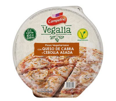 Pizza queso de cabra y cebolla asada Vegalia Campofrío 360g