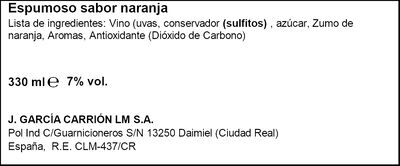 Vino espumoso Mimosa Ópera Prima 33cl