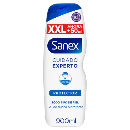 Gel de ducha Sanex 850 + 50ml protector para piel normal sin sulfatos