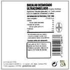 Bacalao al punto de sal en porciones sin piel 400g