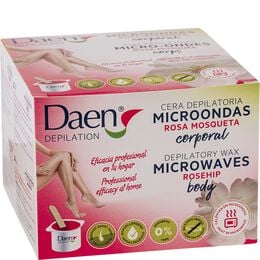 Cera depilatoria microondas Daen 250 gr Rosa Mosqueta