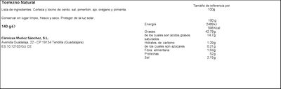 Torreznos Tendilla 140g naturales