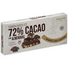 Turr&oacute;n de almendra y chocolate 72% Alipende 200g