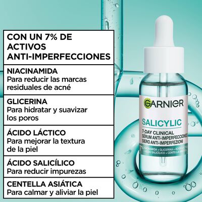 S&eacute;rum antiimperfecciones pure active Garnier 30ml salicylic