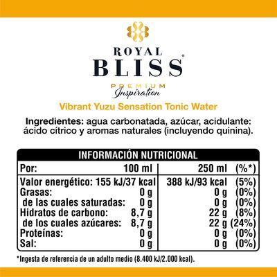 Tónica Royal Bliss lata 25cl yuzu