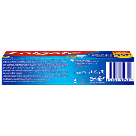 Pasta de dientes Colgate Maximum Caries Protection, protección caries 100ml