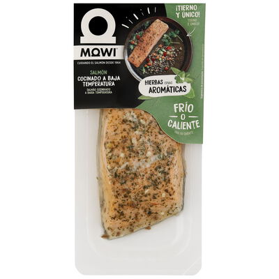 Salmón baja temperatura Mowi Hierbas 125g aprox