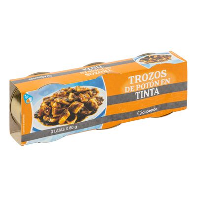 Trozos de potón en tinta Alipende Pack 3