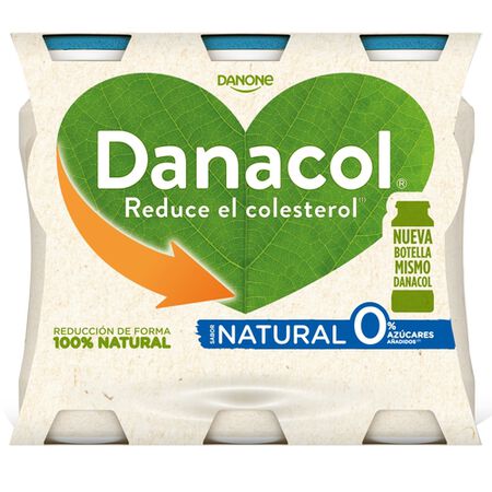 Bebida láctea Danacol colesterol pack 6 natural
