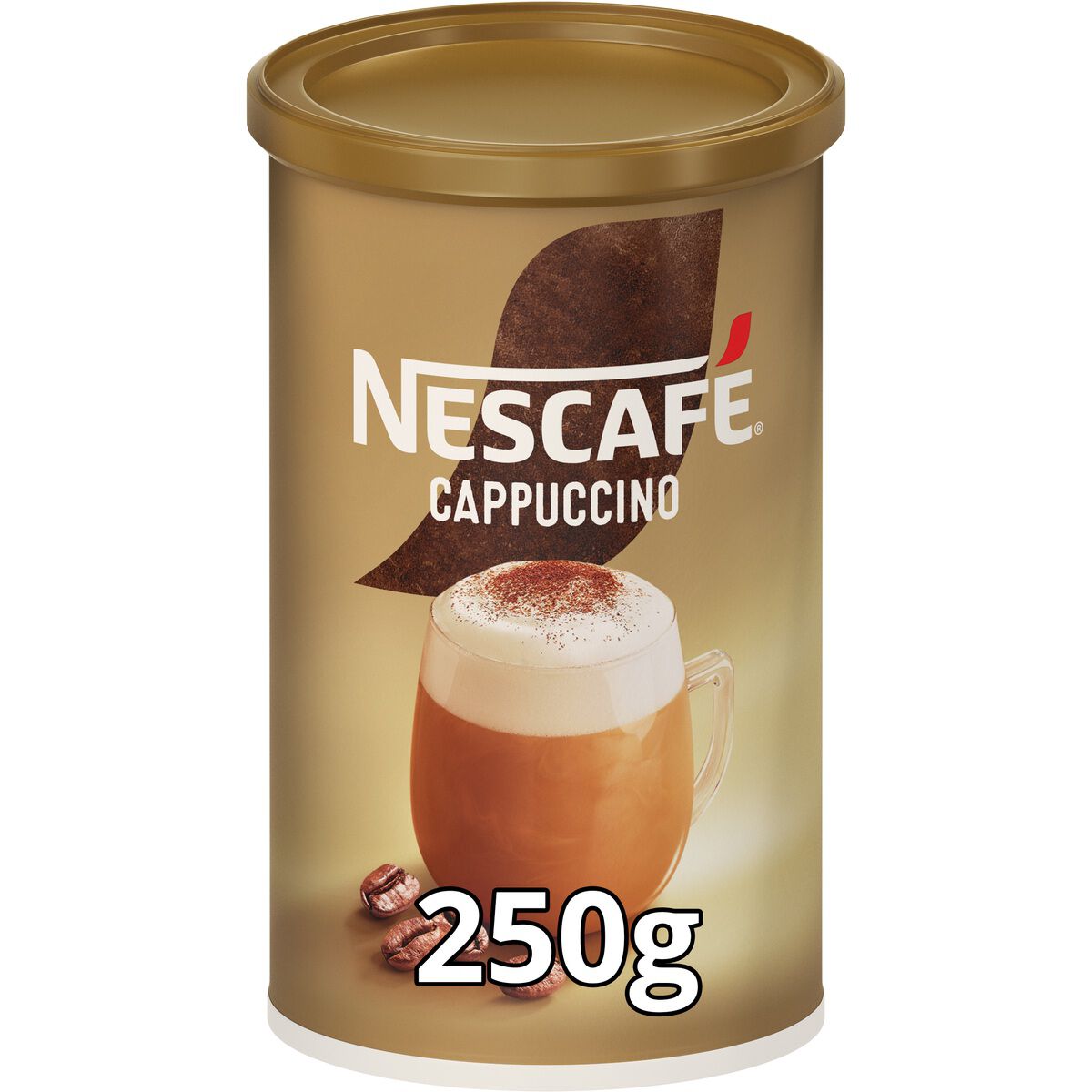 Café soluble natural Nescafé Gold Cappuccino bote 250g