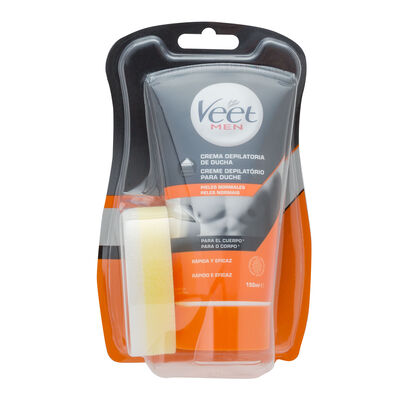 Crema depilatoria Veet men 150ml para la ducha
