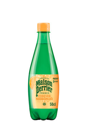 Agua con gas sabor naranja Maison Perrier 50cl