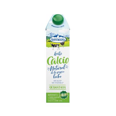 Leche Asturiana calcio 1l desnatada
