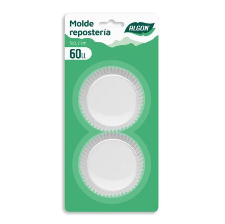 Molde para magdalena Algon 60 unidades