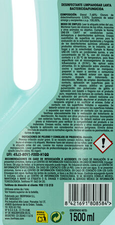 Limpiahogar Lanta 1,5l Desinfectante