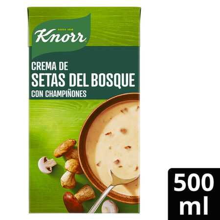Crema Knorr 500ml setas del bosque con champiñones