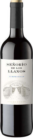 Vino tinto DO Valdepeñas Señorío los Llanos tempranillo