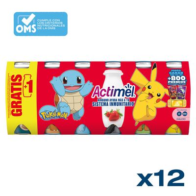 Actimel pack 12 sabor fresa