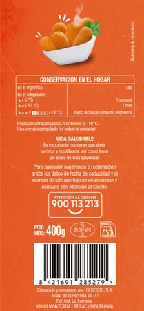 Nuggets de pollo Alipende 400g