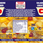 Cocktail de frutas en almíbar Celorrio 480g