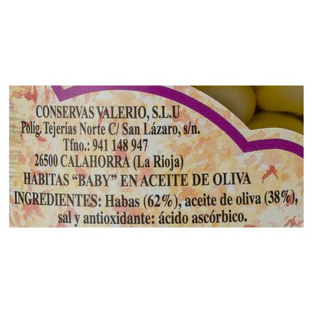 Habitas Leyenda 220g baby con aceite de oliva