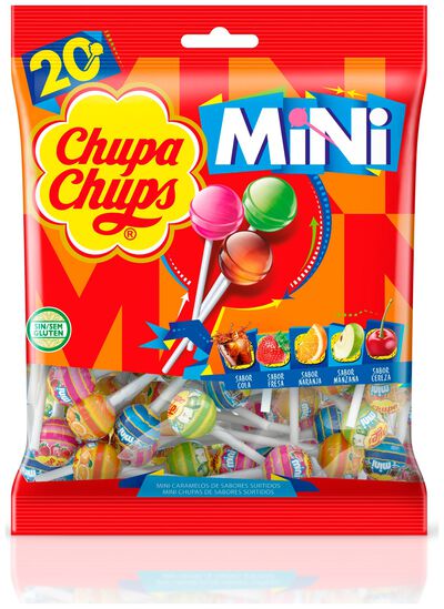 Caramelos sin gluten Chupa Chups mini 20u
