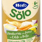 Tarro Hero Solo zanahoria-arroz en caldo 235g