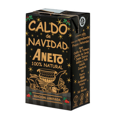 Caldo natural Aneto 1l navidad 100% natural