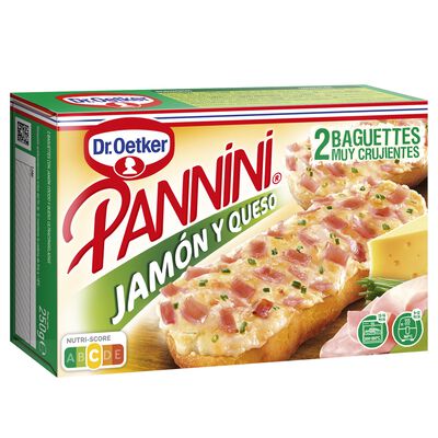 Pannini Dr Oetker 250g jam&oacute;n y queso